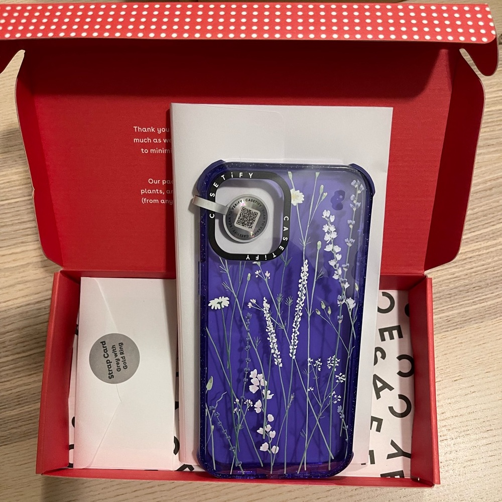 Casetify Iphone 12 Pro Max Case & Strap - brand new in box with protective film!